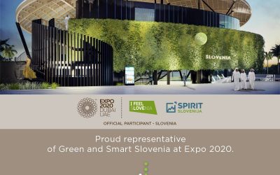 A REPRESENTATIVE OF GREEN AND SMART SLOVENIA AT EXPO